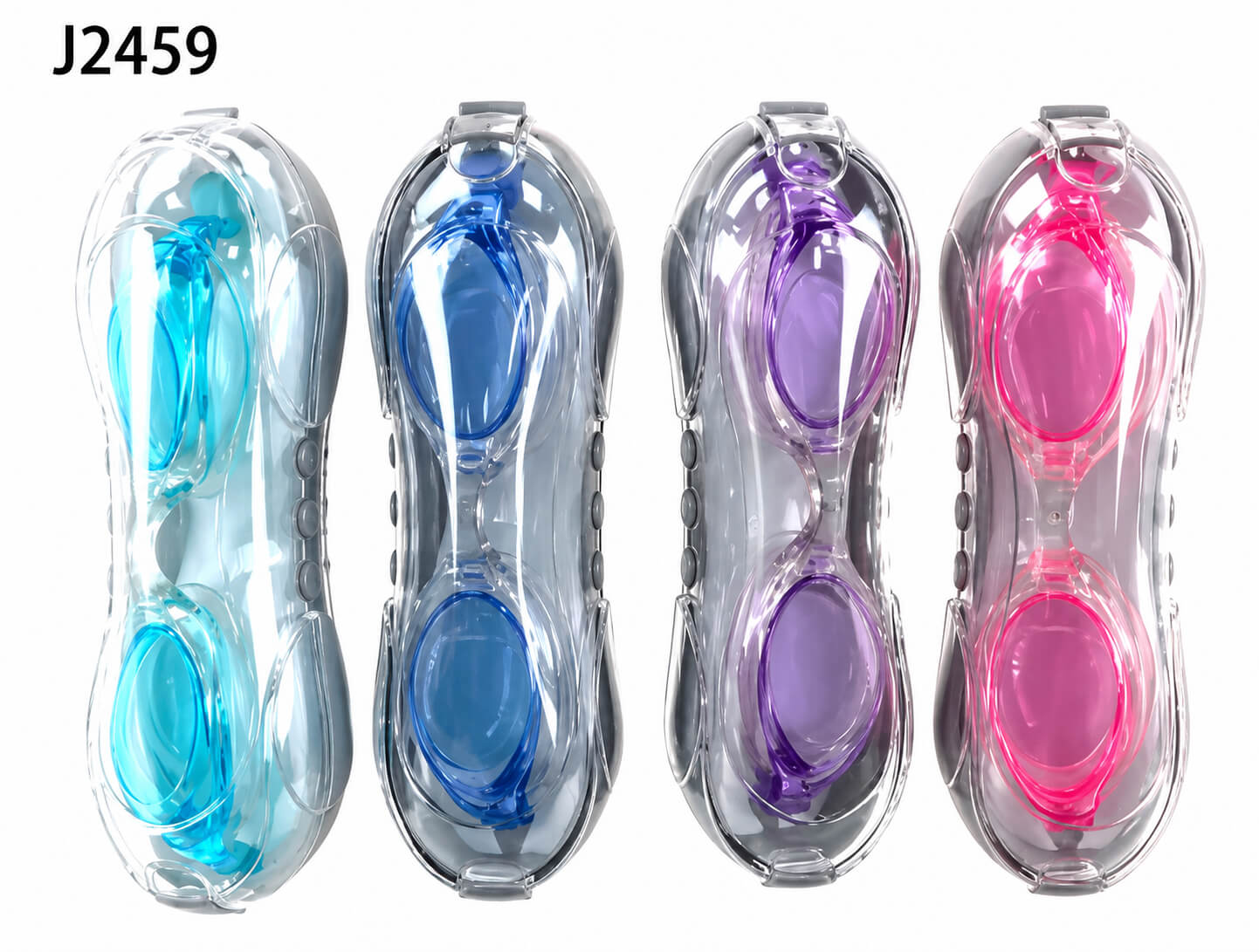 משקפי שחייה לילדים עם קופסת אחסון Espanioli Toys