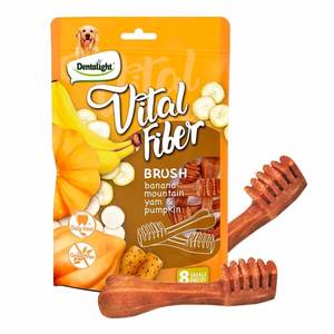 דנטלייט ויטל פייבר בננה בטטה ודלעת 80 גרם Dentalight