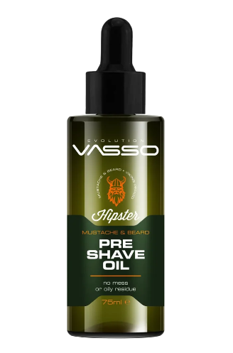 שמן טרום־גילוח לעור רגיש Pre-Shave Oil ‏75 מ״ל VASSO