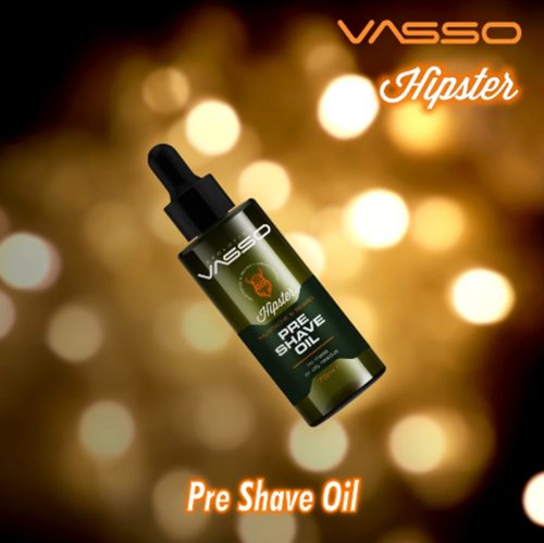 שמן טרום־גילוח לעור רגיש Pre-Shave Oil ‏75 מ״ל VASSO