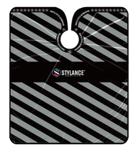 חלוק תספורת מקצועי פס כסוף STYLANCE דגם - P187