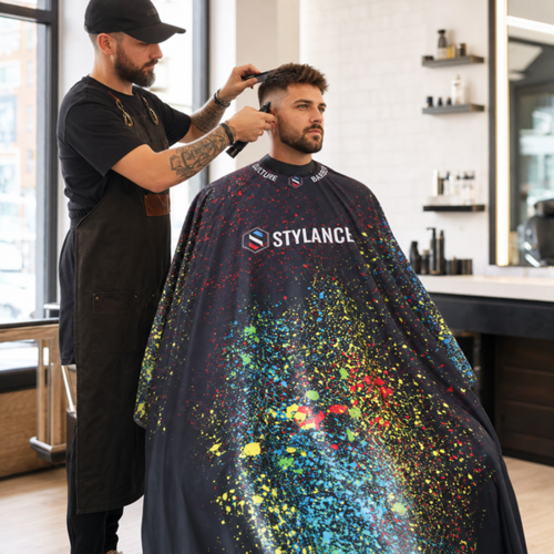 חלוק תספורת מקצועית בעיצוב התזות צבע STYLANCE - P188