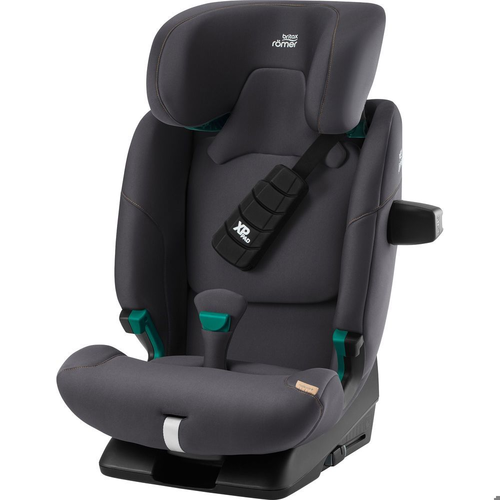כסא בטיחות ובוסטר ADVANSAFIX PRO i-Size עם מצבי שכיבה ישיבה והגנת צד מורחבת - אפור