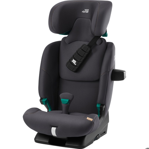 כסא בטיחות ובוסטר ADVANSAFIX PRO i-Size עם מצבי שכיבה ישיבה והגנת צד מורחבת - אפור