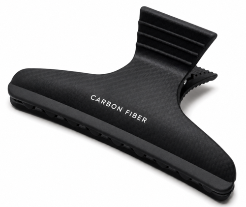 מארז 6 יחידת קליפסים מקצועיים לשיער Carbon Fibre דגם CH-86959