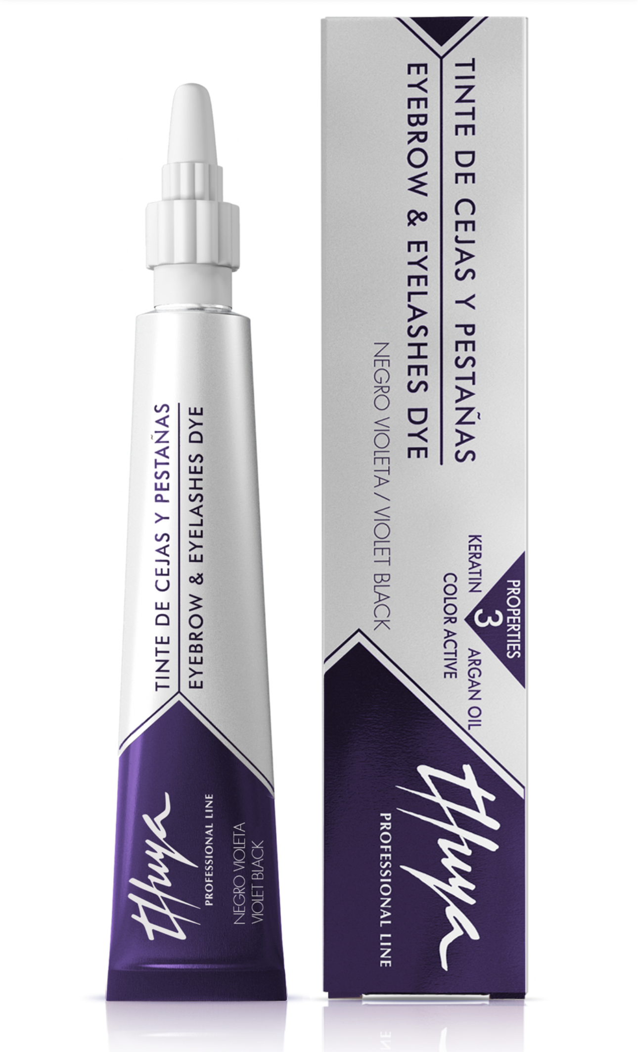 צבע לגבות/ריסים 14 מ״ל טויה THUYA Violet black 