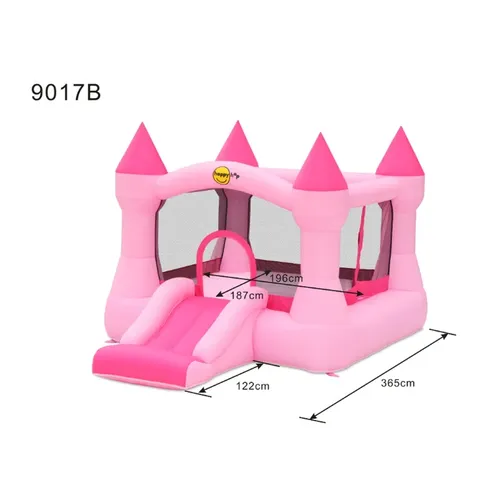 מתקן מתנפח לילדים טירת קפיצות עם מגלשה 9017 - נסיכות