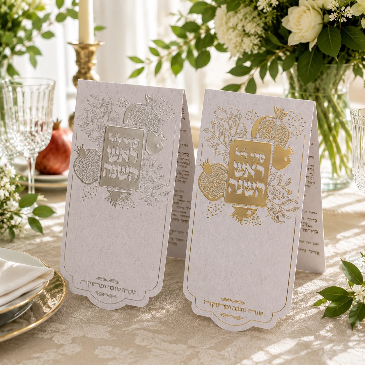 ברכון ראש השנה דגם סימנים