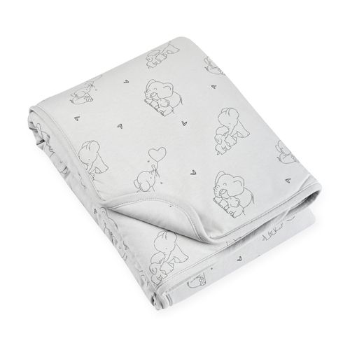 שמיכת טריקו עם מילוי 75×100 Laura Elephant 
