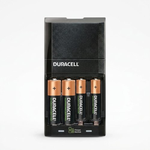 מטען + רביעיית סוללות דורסל AA+AAA תוצרת DURACELL 