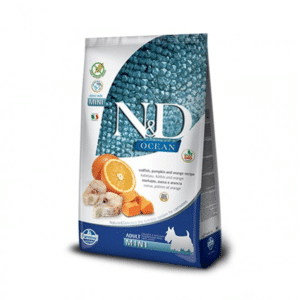 N&D אושן דג דלעת ללא דגנים בוגר מיני 7 ק"ג