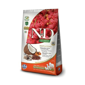N&D קינואה נטול דגנים הרינג בוגר מיני 2.5 ק"ג