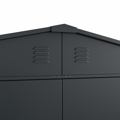 מחסן מתכת פרמיום דגם Garden Top  2.40X1.80 DZ3 