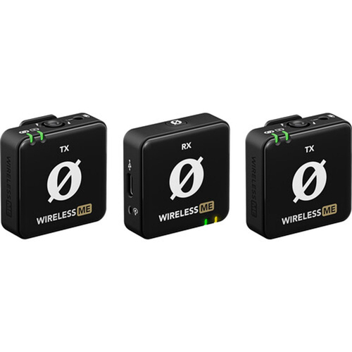 מערכת מיקרופון אלחוטית שני משדרים RODE Wireless ME Dual יבואן רשמי 5 שנים