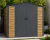 מחסן מתכת פרמיום דגם  Garden Top  2.40X2.40 DZ4  