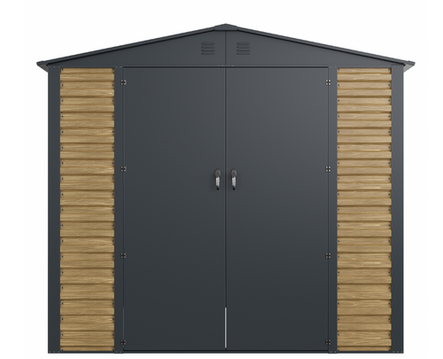 מחסן מתכת פרמיום דגם  Garden Top  2.40X2.40 DZ4  