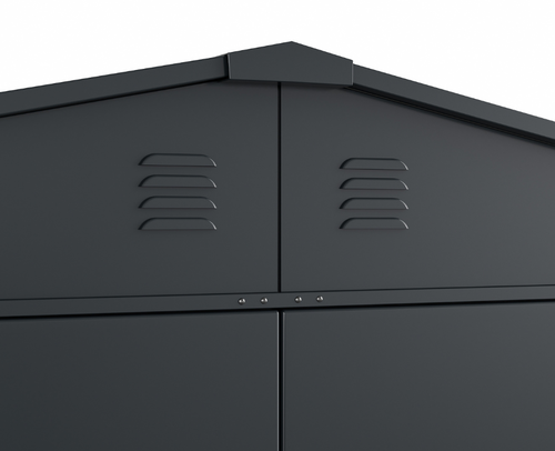 מחסן מתכת פרמיום דגם  Garden Top  2.40X2.40 DZ4  