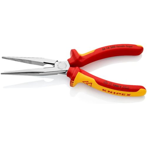 פלייר אף ארוך עם חותך צד מבודד VDE KNIPEX 26 16 200