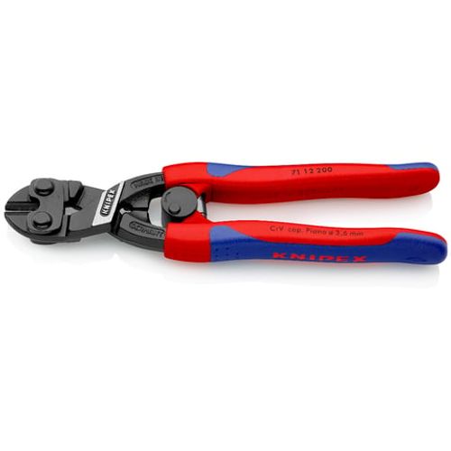 KNIPEX CoBolt® 71 12 200 | קאטר בריחים קומפקטי עם קפיץ פתיחה