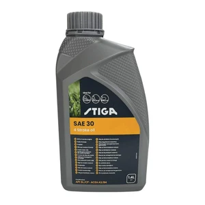 שמן מנוע מקורי STIGA SAE 30 למנועי 4 פעימות בנפח 1.4 ליטר לטרקטורוני ומכסחות דשא