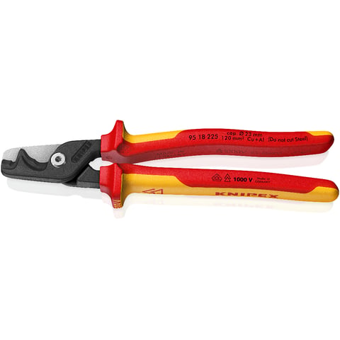מספרי כבלים KNIPEX StepCut XL עם חיתוך מדורג – 95 18 225