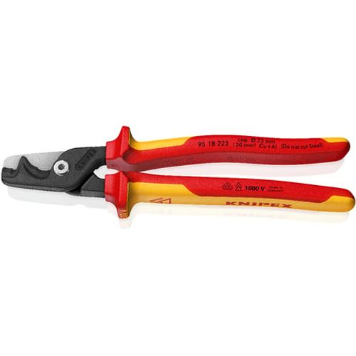 מספרי כבלים KNIPEX StepCut XL עם חיתוך מדורג – 95 18 225