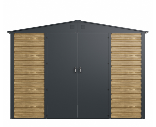 מחסן מתכת פרמיום דגם Garden Top 3.0X3.60 DZ8  