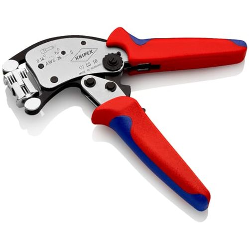 KNIPEX Twistor16® 97 53 18 | לוחץ סופיות אוטומטי עם ראש מסתובב