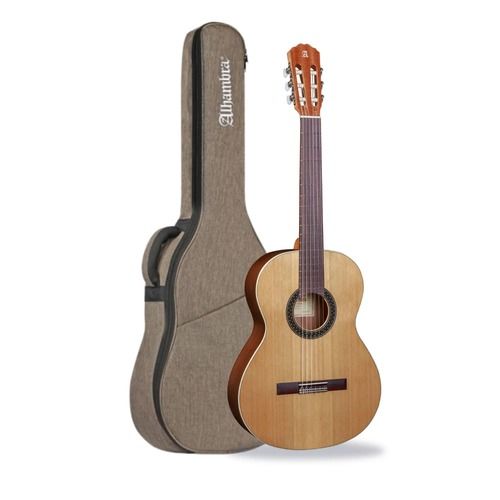 גיטרה קלאסית + נרתיק מוגברת ALHAMBRA 1 C HT EZ Solid cedar Top+ 10mm bag