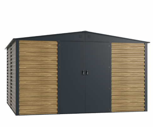 מחסן מתכת פרמיום דגם Garden Top 3.60X3.60 DZ9  