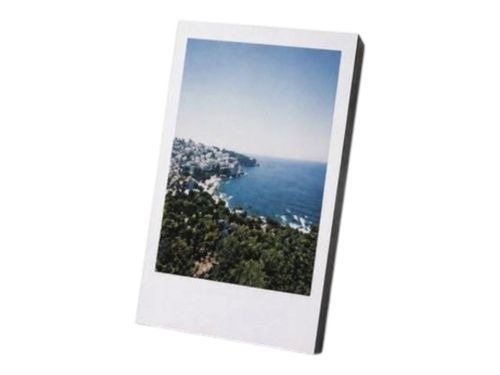 קיט מצלמת פיתוח מיידי Fuji Instax Mini 12 + דפים + מעמד עץ + שרשרת תליה + בלוק מגנטי