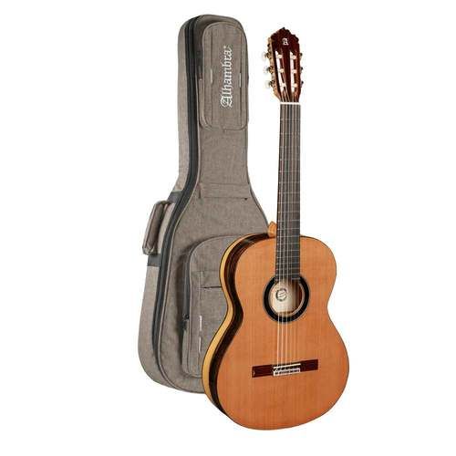 גיטרה קלאסית + נרתיק ALHAMBRA 6 White Ebony back and sides+ 25mm bag