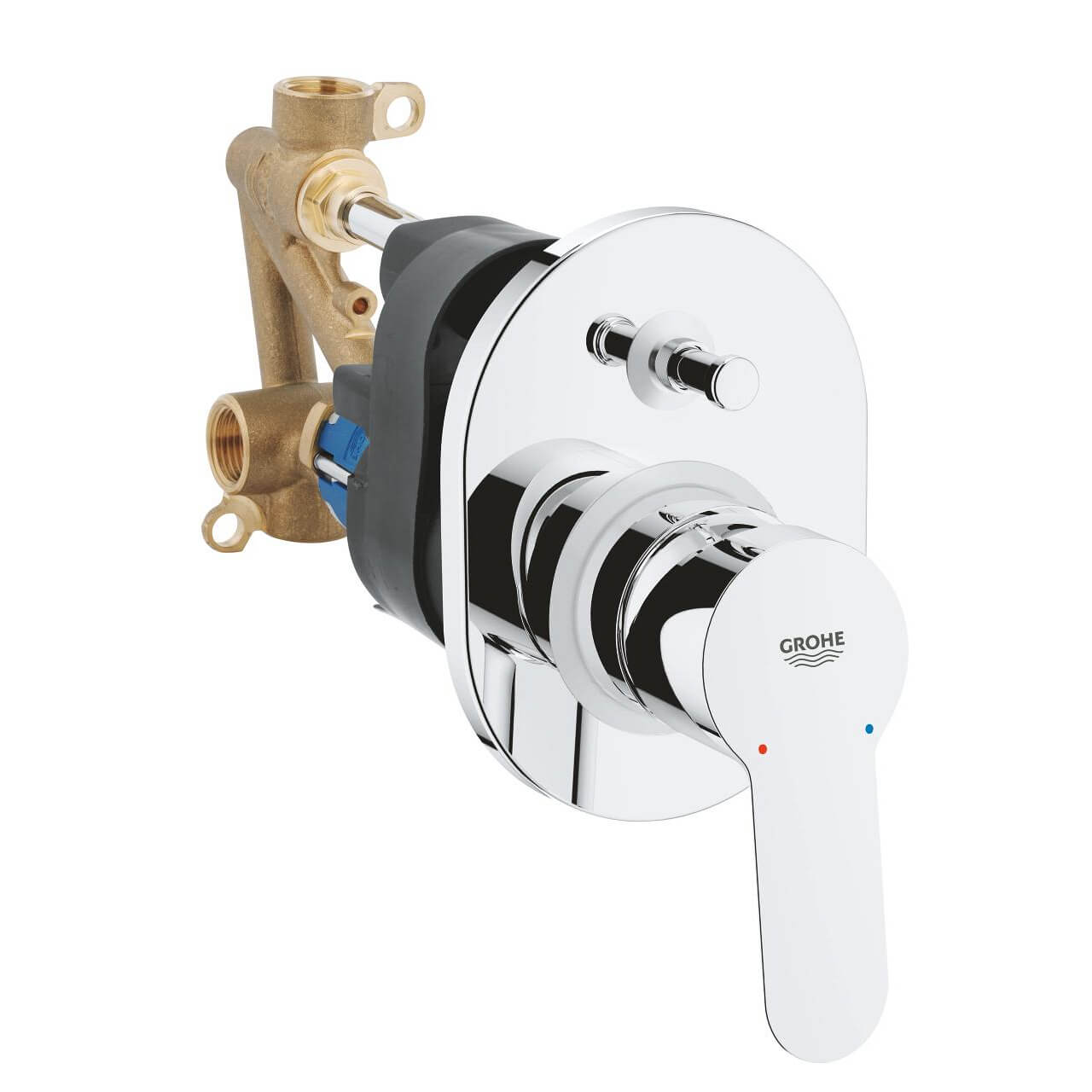 אינטרפוץ 4 דרך קומפלט סדרת BauEdge Grohe גרואה | כרום ניקל