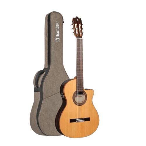 גיטרה קלאסית מוגברת ALHAMBRA IBERIA ZIRICOTE CTW E8 Cutaway + 10mm bag