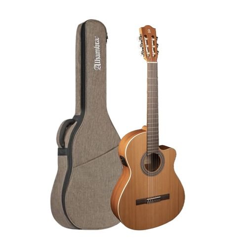 גיטרה קלאסית מוגברת ALHAMBRA Z-NATURE CW EZ Cutaway + 10mm bag