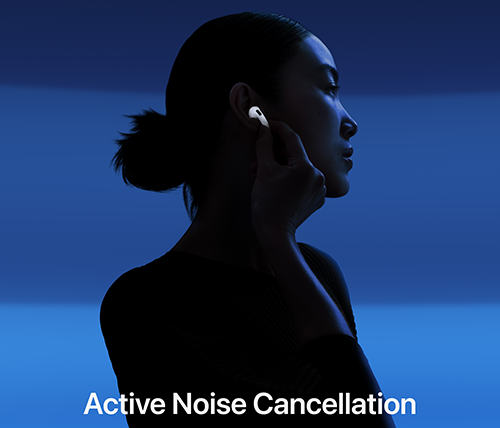 אוזניות אלחוטיות AirPods 4 ANC עם בידוד רעשים אקטיבי - יבואן רשמי אפל