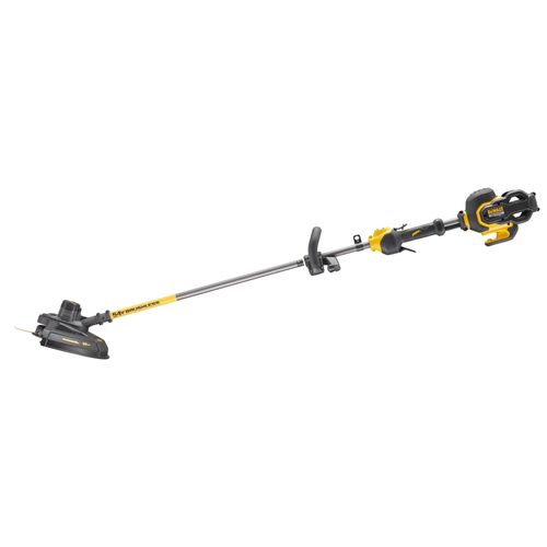 חרמש נטען DEWALT DCM571 54V FlexVolt גוף בלבד - מוט צהוב שחור באורך 1.8 מטר עם ראש קיצוץ 38 ס