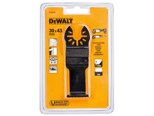 להב ישר דו מתכתי DEWALT DT20704 למולטיטול תנודתי - להב ברוחב 30 מ