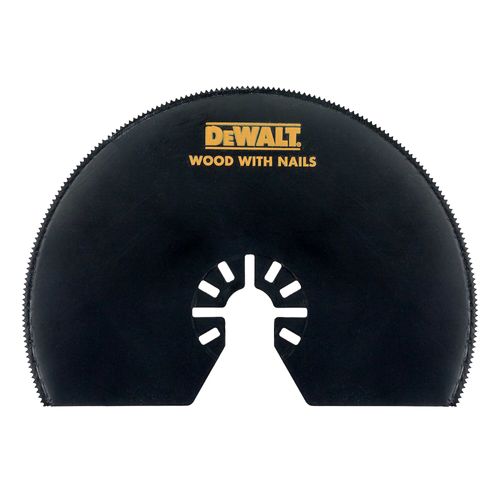 להב חצי עגול מסולסל DEWALT DT20708 למולטיטול תנודתי - להב ברוחב 100 מ