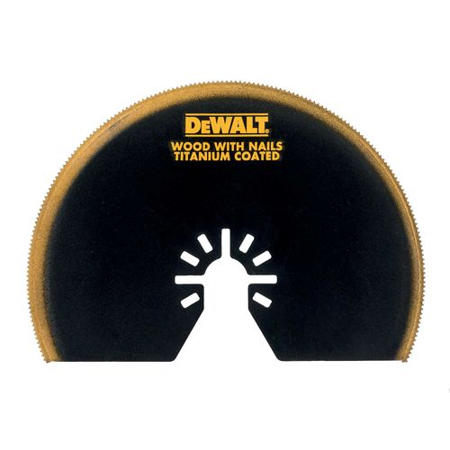 להב חצי עגול טיטניום DEWALT DT20709 למולטיטול תנודתי - להב ברוחב 100 מ