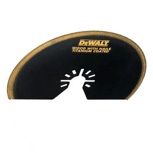 להב חצי עגול טיטניום DEWALT DT20709 למולטיטול תנודתי - להב ברוחב 100 מ