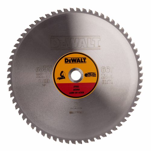 להב מסור עגול לחיתוך מתכת DEWALT DT1926 - קוטר 355 מ