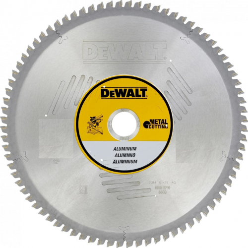 להב מסור עגול לחיתוך אלומיניום DEWALT DT1914 - קוטר 216 מ