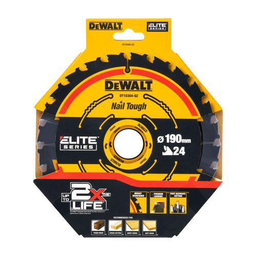 להב מסור עגול לעץ DEWALT DT10304 EXTREME - קוטר 190 מ