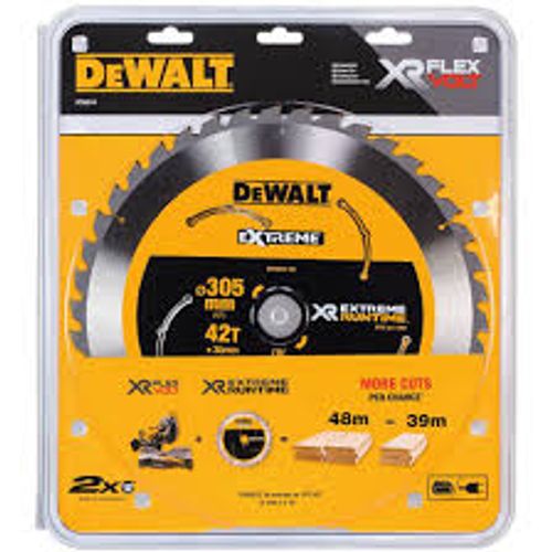 להב מסור עגול לעץ DEWALT DT99574 EXTREME Runtime - קוטר 305 מ