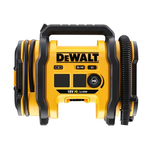 מדחס אוויר נטען DEWALT DCC018N 18V - לחץ עד 11 בר עם צג דיגיטלי, תאורת LED וצינור 75 ס