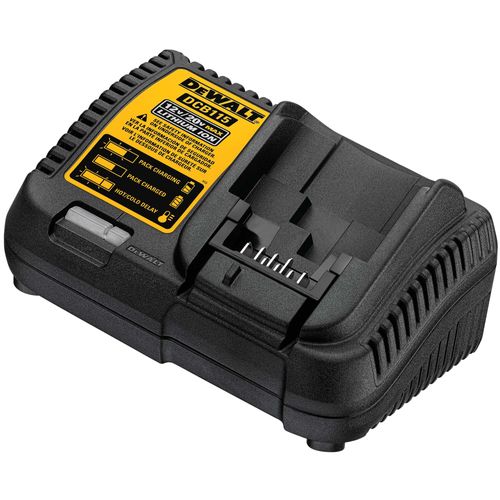 מטען רב-מתחי DEWALT DCB115 XR - טעינת סוללות ליתיום 10.8V עד 18V בזרם 4 אמפר עם חיווי LED