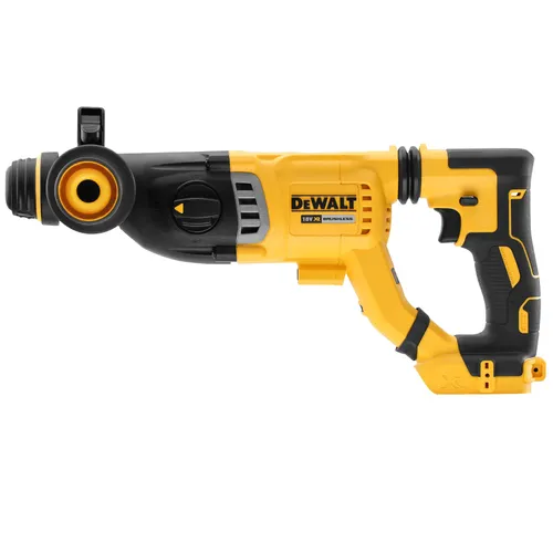 פטישון נטען DEWALT DCH263N 18V XR SDS-Plus - גוף בלבד עם מנוע ללא פחמים, בולם זעזועים וידית צד לקידוח בבטון