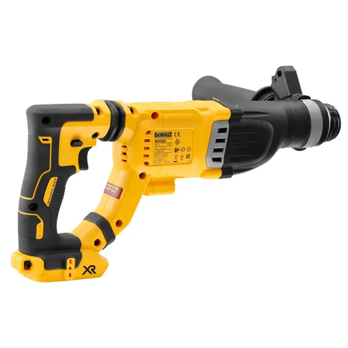 פטישון נטען DEWALT DCH263N 18V XR SDS-Plus - גוף בלבד עם מנוע ללא פחמים, בולם זעזועים וידית צד לקידוח בבטון