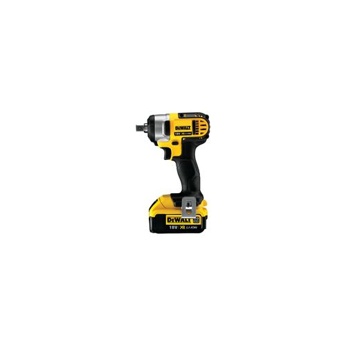 מפתח בוקסות נטען DEWALT DCF880M2 18V XR - הינע 1/2 אינץ' עם טבעת LED, שתי סוללות 4 אמפר, מטען ומזוודה קשיחה